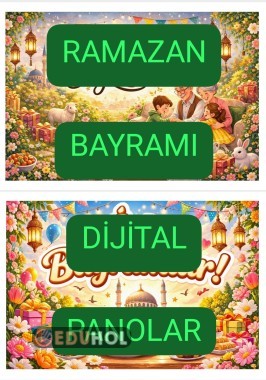 Ramazan Bayramı DİJİTAL PANOLAR