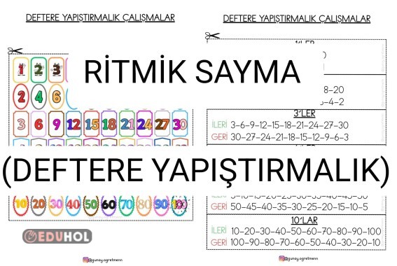 RİTMİK SAYMA(Deftere Yapıştırmalık)