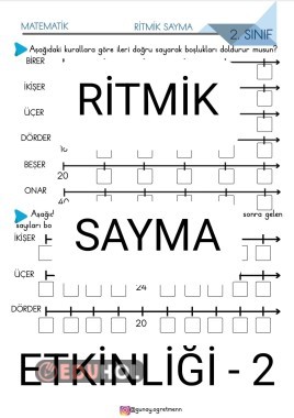Ritmik Sayma Etkinliği-2