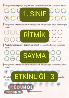 Ritmik Sayma Etkinliği-3