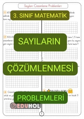 Sayıları Çözümleme PROBLEMLERİ