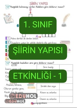 Şiirin Yapısı Etkinliği-1