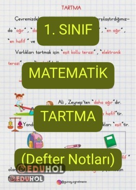 Tartma (Defter Notları)-Deftere Yapıştırılabilir