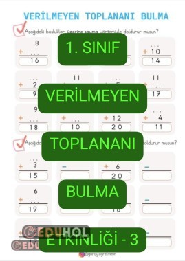 Toplamada Verilmeyeni Bulma Etkinliği-3