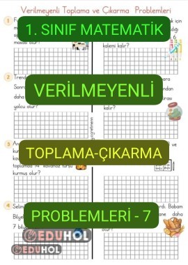 Verilmeyenli Toplama-Çıkarma Problemleri-7