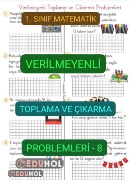 Verilmeyenli Toplama-Çıkarma Problemleri-8