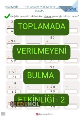 Verilmeyenli Toplama Etkinliği-2