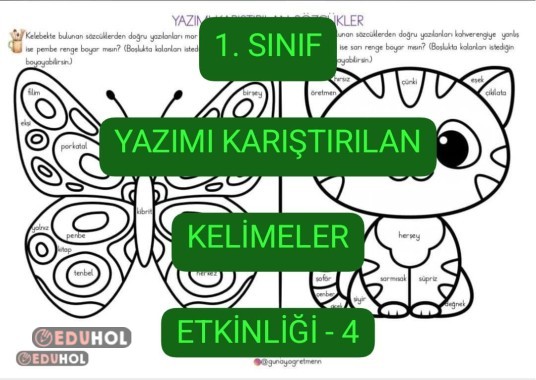 Yazımı Karıştırılan Kelimeler Etkinliği-4