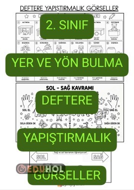 Yer ve Yön Bulma DEFTERE YAPIŞTIRMALIK