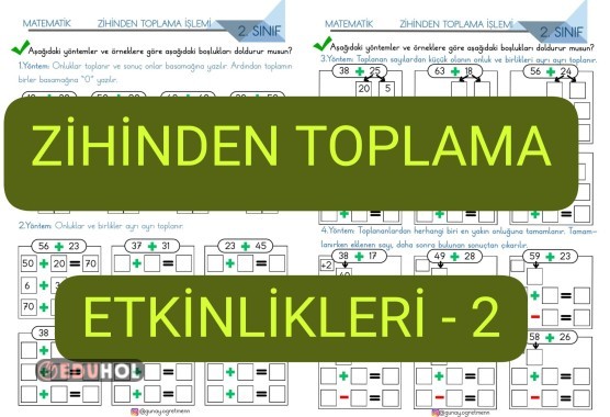 Zihinden Toplama Etkinlikleri-2