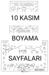 10 KASIM BOYAMA SAYFALARI