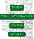29 EKİM Boyama Sayfaları