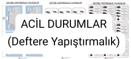 Acil Durumlar(Deftere Yapıştırmalık)