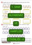 Alfabemiz ve Harfler Etkinliği-4