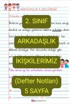 Arkadaşlık İlişkilerimiz(Defter Notları)