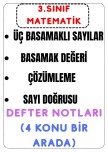 Matematik DEFTER NOTLARI( Sayılar, Basamak Değeri, Çözümleme, Sayı Doğrusu)