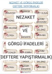 Nezaket ve Görgü K.(Deftere YAPIŞTIRMALIK)