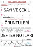 Sayı ve Şekil ÖRÜNTÜLERİ(Defter Notları)