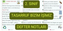 Tasarruf DEFTER NOTLARI