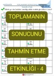 Toplamı TAHMİN ETME Etkinliği-4