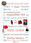 Yaşadığım Yer ve Güzel Ülkem(DEFTER NOTLARI)-4 Sayfa