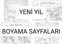 YENİ YIL Boyama Sayfaları