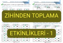 Zihinden Toplama Etkinlikleri-1