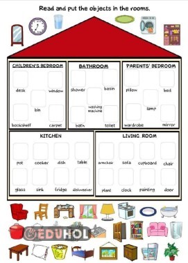 5.5 read and put objects in the rooms