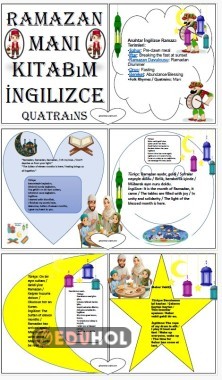 ramazan mani kitabı türkçe ingilizce