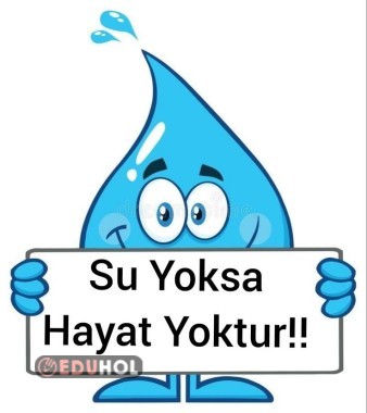 SU VERİMLİLİĞİ 3 BOYUTLU RESİM VE SLOGANLAR