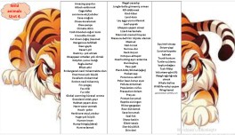 wild animals 7.4 words