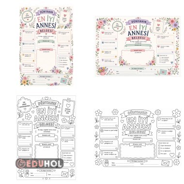 Anneler Günü/En İyi Anne Belgesi