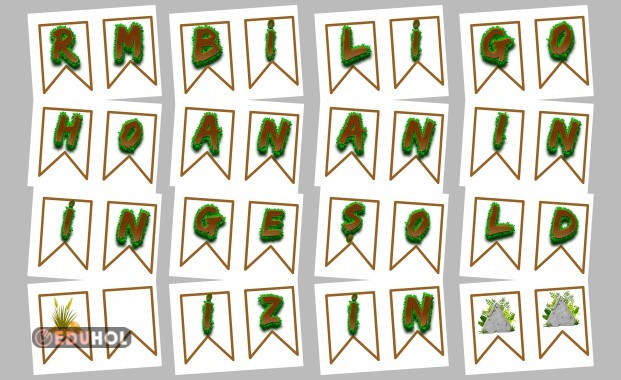 BİLGİ ORMANINA HOŞ GELDİNİZ  pano harf şablonları