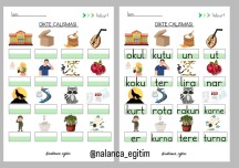 o,k,u,r Görsel Diktemiz