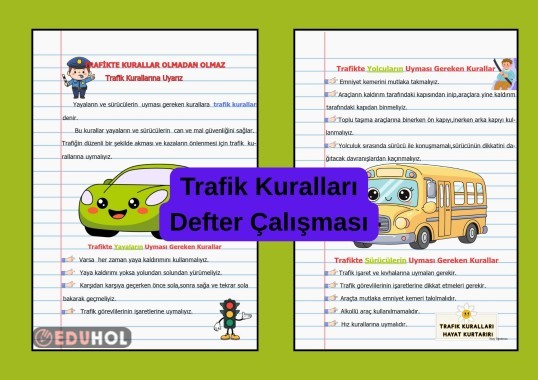 Trafik Kurallarına Uyalım