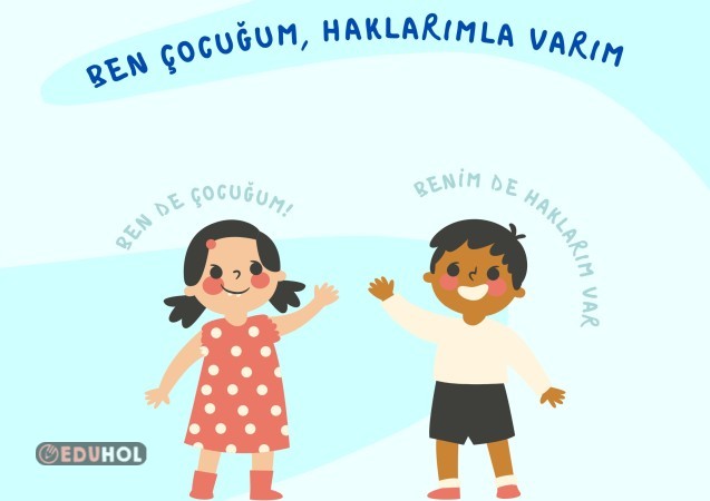 Ben Çocuğum Haklarımla Varım afiş