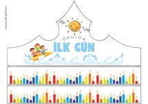Okulda ilk gün tacı