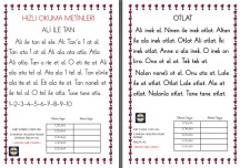 1.SINIF HIZLI OKUMA METİNLERİ-1