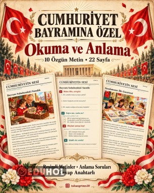 Cumhuriyet bayramına özel on tane okuma metni