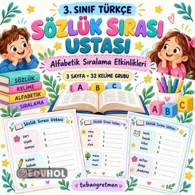 Renkli sözlük sıralama