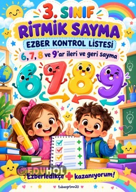 Ritmik sayma ezber kontrol listesi