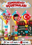 29 Ekim cumhuriyet bayramı sınıf süsü