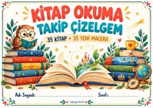 Kitap okuma takip çizelgesi