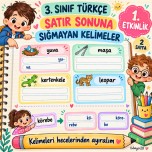Satır sonuna sığmayan kelimeler