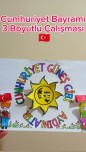 Cumhuriyet Bayramı 3 Boyutlu Çalışması