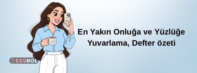 En Yakın Onluğa ve Yüzlüğe Yuvarlama, Defter Özeti