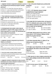 4. Sınıf Haftalık deneme sınavı