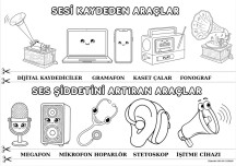 Ses teknolojileri boyama sayfası