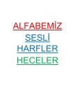 ALFABEMİZ-HARF-HECE