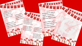 Bayrak Şiir Şablonu